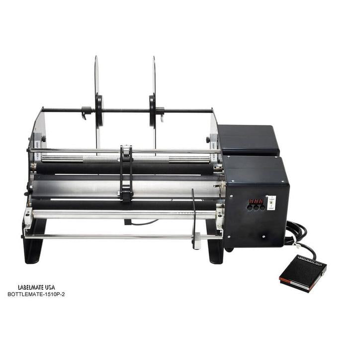 Labelmate Automatic Bottle/Jar Label Applicator, 15" wide. 2 labels per bottle - BOTTLEMATE-1510P-2-Applicators-BeastBranding