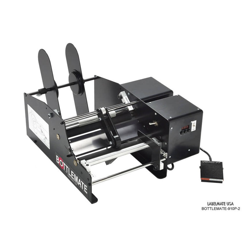 Labelmate Automatic Bottle/Jar Label Applicator, 9" wide - BOTTLEMATE-910P-2-Applicators-BeastBranding