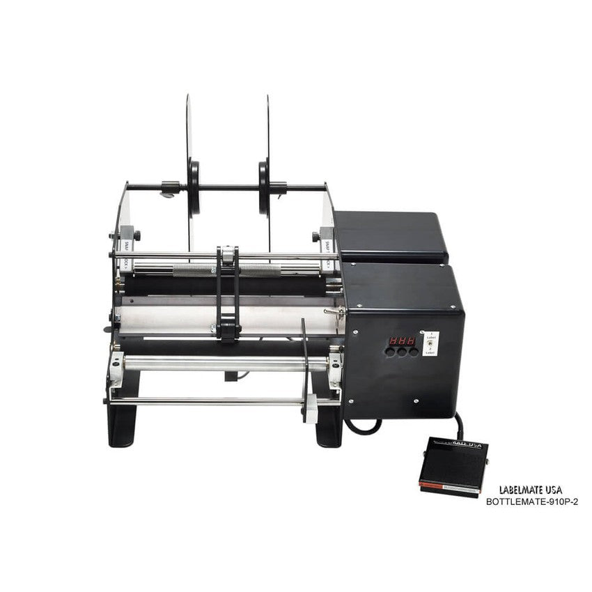 Labelmate Automatic Bottle/Jar Label Applicator, 9" wide - BOTTLEMATE-910P-2-Applicators-BeastBranding