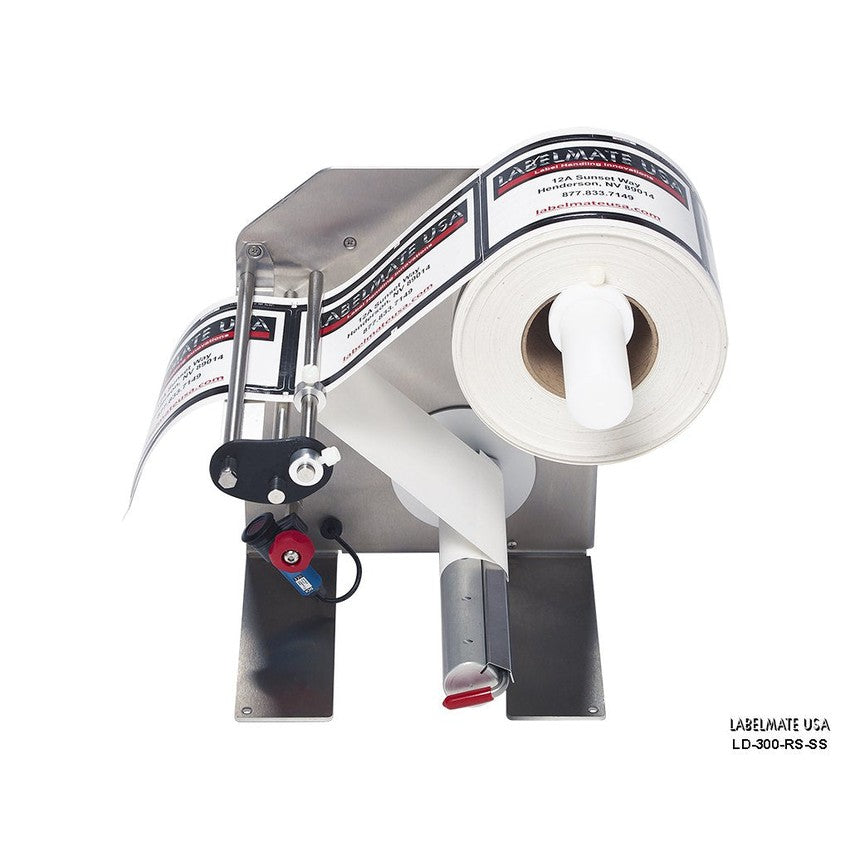 Labelmate Automatic Label Dispenser for transparent & opaque labels up to 8.5” wide LD-300-U-SS-Dispensers-BeastBranding