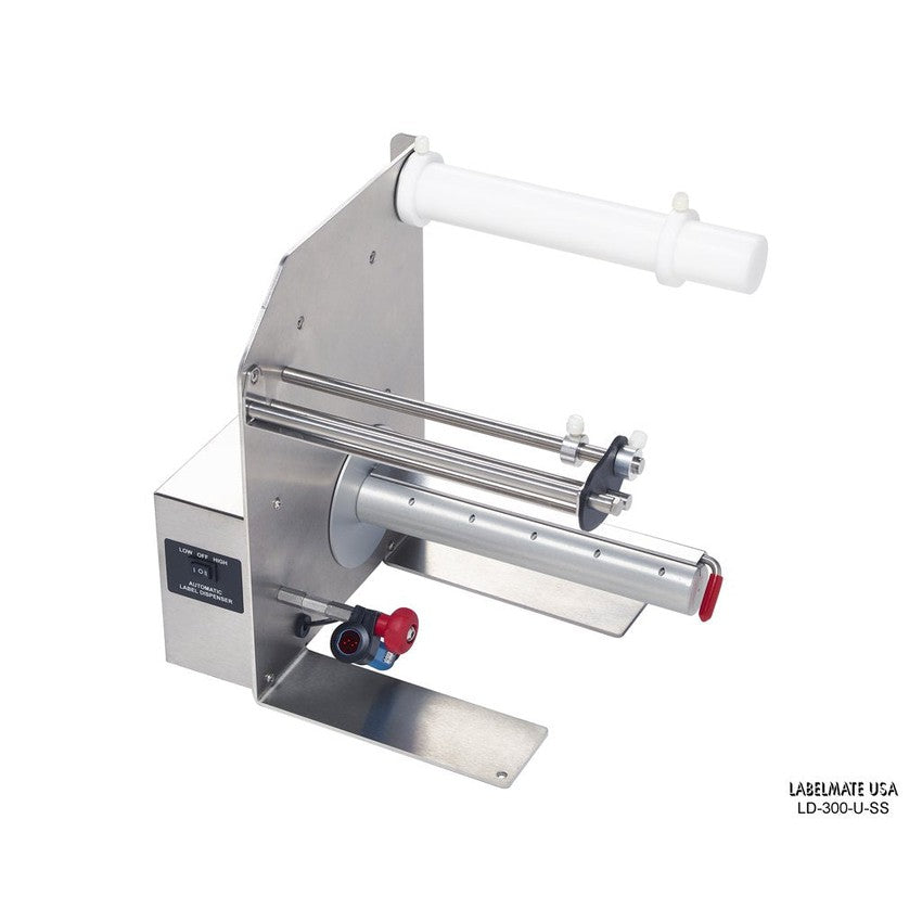 Labelmate Automatic Label Dispenser for transparent & opaque labels up to 8.5” wide LD-300-U-SS-Dispensers-BeastBranding