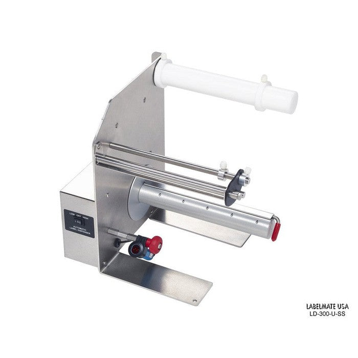 Labelmate Automatic Label Dispenser for transparent & opaque labels up to 8.5” wide LD-300-U-SS-Dispensers-BeastBranding