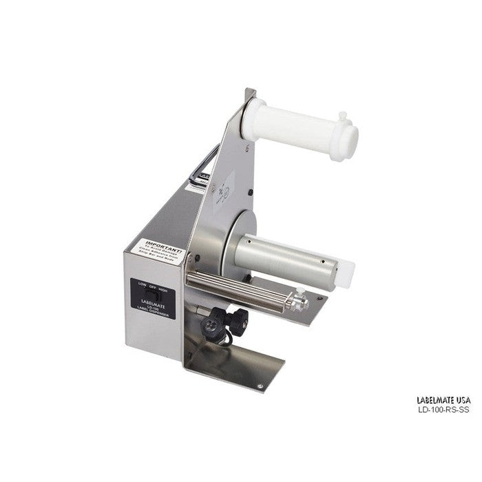 Labelmate Automatic Stainless Steel Label Dispenser for opaque labels up to 4.5” wide LD-100-RS-SS-Dispensers-BeastBranding