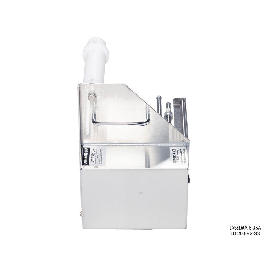 Labelmate Automatic Stainless Steel Label Dispenser for opaque labels up to 6.5” wide LD-200-RS-SS-Dispensers-BeastBranding