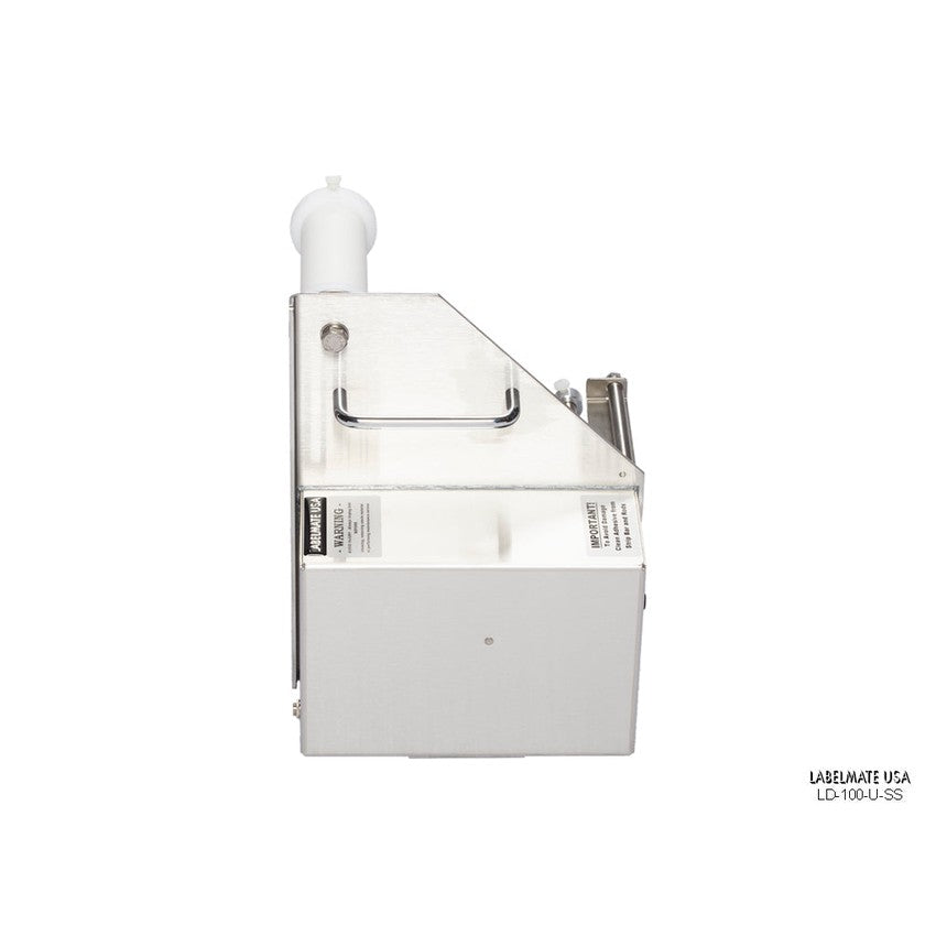 Labelmate Automatic Stainless Steel Label Dispenser for transparent and opaque labels up to 4.5” LD-100-U-SS-Dispensers-BeastBranding