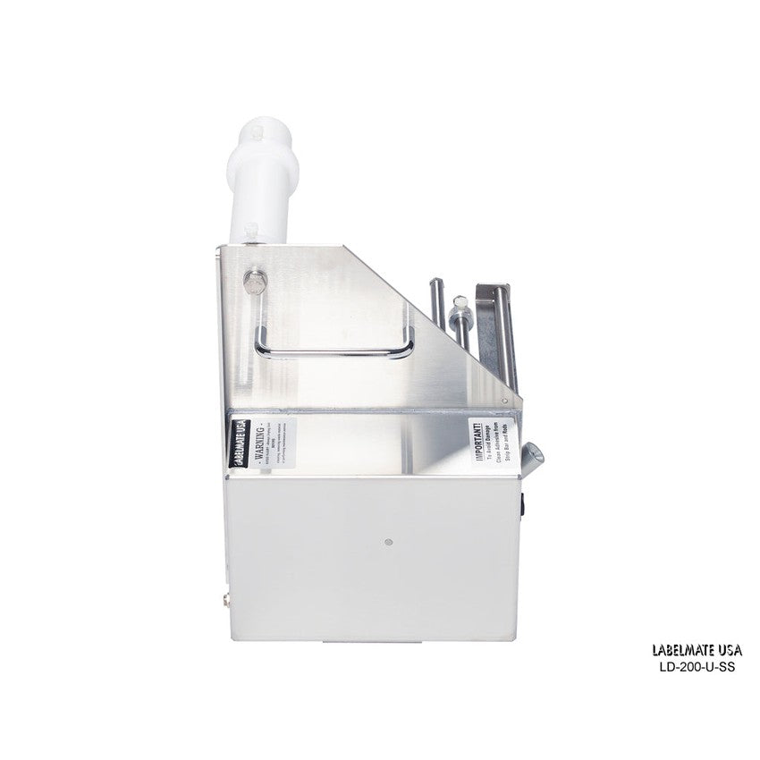 Labelmate Automatic Stainless Steel Label Dispenser for transparent & opaque labels up to 6.5” wide LD-200-U-SS-Dispensers-BeastBranding