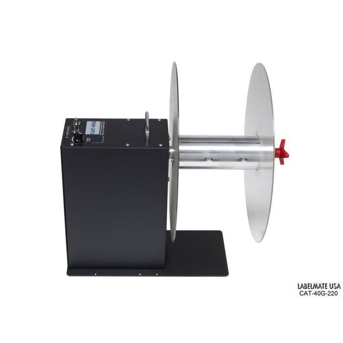 Labelmate High Torque Rewinder for media up to 8.5" wide, and roll diameters up to 16" CAT-40G-220-Rewinders-BeastBranding
