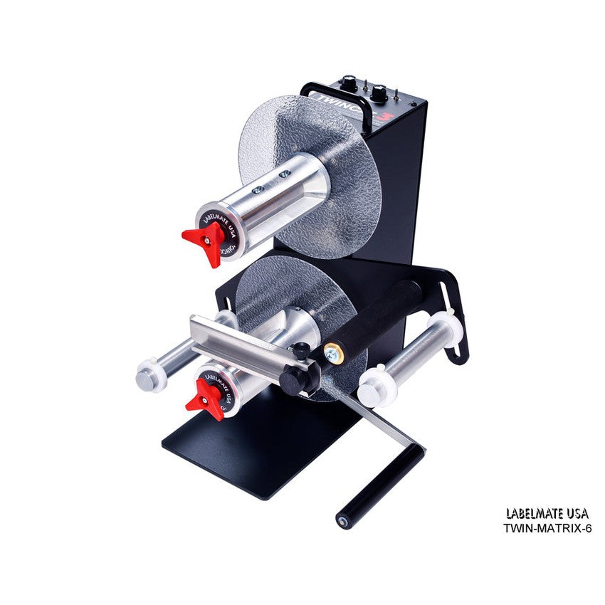 Labelmate In-Line Matrix Removal Rewinder. Media up to 6.5" wide TWIN-MATRIX-6-Matrix Removal Systems-BeastBranding