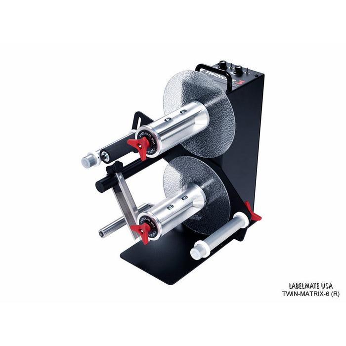 Labelmate In-Line Matrix Removal Rewinder. Media up to 6.5" wide TWIN-MATRIX-6-Matrix Removal Systems-BeastBranding