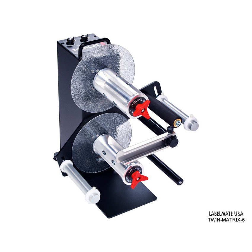 Labelmate In-Line Matrix Removal Rewinder. Media up to 6.5" wide TWIN-MATRIX-6-Matrix Removal Systems-BeastBranding