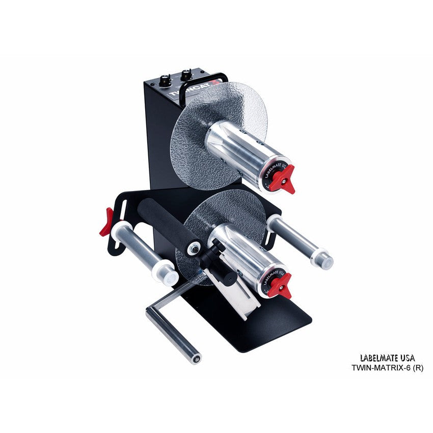 Labelmate In-Line Matrix Removal Rewinder. Media up to 6.5" wide TWIN-MATRIX-6-Matrix Removal Systems-BeastBranding