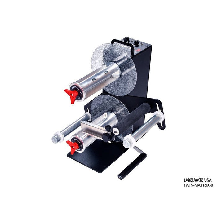 Labelmate In-Line Matrix Removal Rewinder. Media up to 8.5" wide TWIN-MATRIX-8-Matrix Removal Systems-BeastBranding