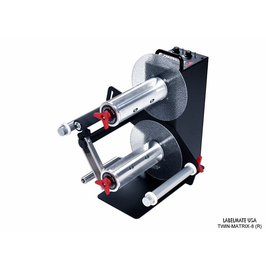 Labelmate In-Line Matrix Removal Rewinder. Media up to 8.5" wide TWIN-MATRIX-8-Matrix Removal Systems-BeastBranding