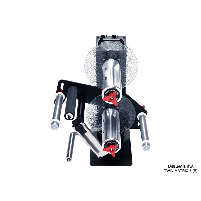 Labelmate In-Line Matrix Removal Rewinder. Media up to 8.5" wide TWIN-MATRIX-8-Matrix Removal Systems-BeastBranding