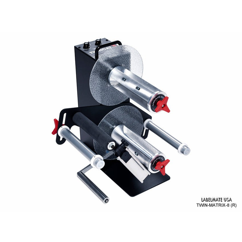 Labelmate In-Line Matrix Removal Rewinder. Media up to 8.5" wide TWIN-MATRIX-8-Matrix Removal Systems-BeastBranding