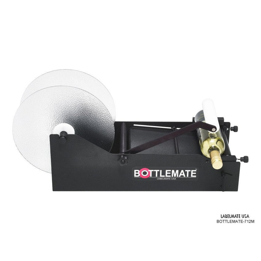 Labelmate Manual Bottle/Jar Label Applicator, 7" wide. 1 label per bottle - BOTTLEMATE-712M-Applicators-BeastBranding