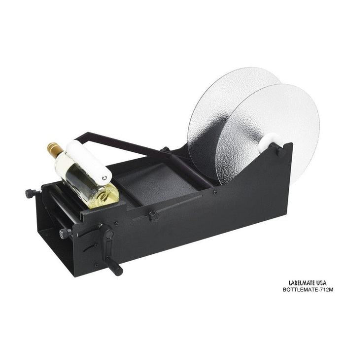 Labelmate Manual Bottle/Jar Label Applicator, 7" wide. 1 label per bottle - BOTTLEMATE-712M-Applicators-BeastBranding