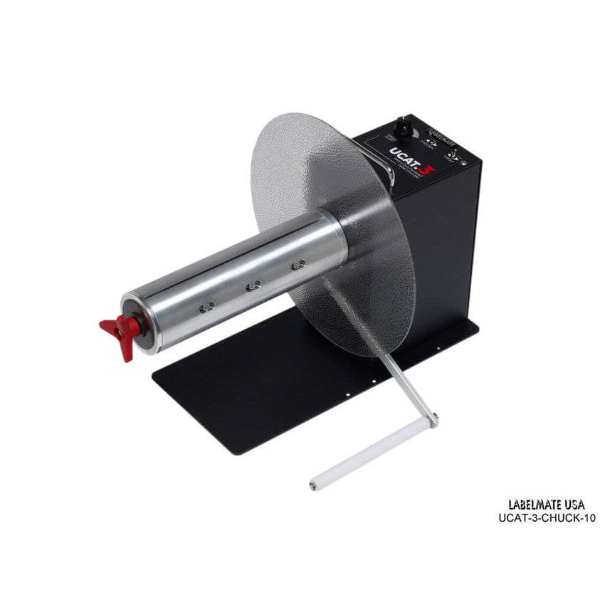 Labelmate Powered Label Unwinder for labels up to 10” wide UCAT-3-CHUCK-10-Unwinders-BeastBranding