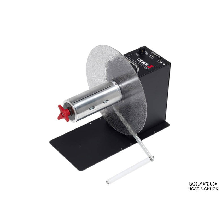 Labelmate Powered Label Unwinder for labels up to 6.5” wide UCAT-3-CHUCK-Unwinders-BeastBranding
