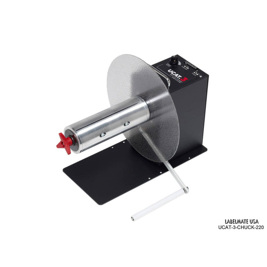 Labelmate Powered Label Unwinder for labels up to 8.5" wide UCAT-3-CHUCK-220-Unwinders-BeastBranding
