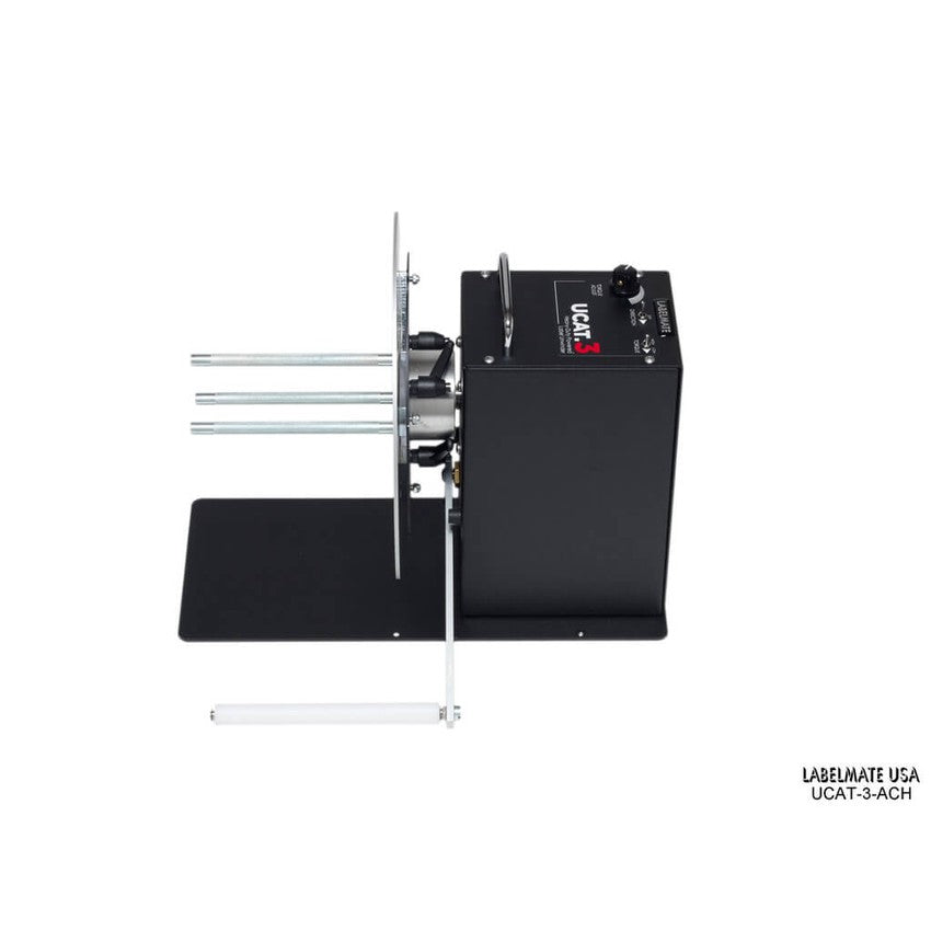 Labelmate Powered Label Unwinder with Adjustable Core-Holder for labels up to 6.5” wide UCAT-3-ACH-Unwinders-BeastBranding