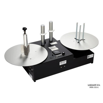 Labelmate Reel-to-Reel Rewinder with Adjustable Core Holder, for media up to 6.5" wide and roll diameters up to 13" RRR-330-A-Rewinders-BeastBranding