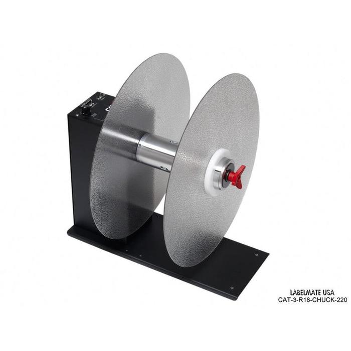 Labelmate Standard Heavy-Duty Rewinder - CAT-3-R18-CHUCK-220-Rewinders-BeastBranding
