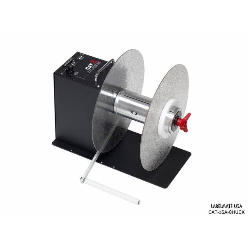 Labelmate Standard Heavy-Duty Rewinder w/ Sensor Arm - CAT-3SA-CHUCK-Rewinders-BeastBranding