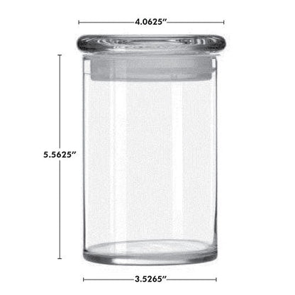 Libbey 31oz Tall Display Jar with Lid - (1 or 6 Count)-Glass Jars-BeastBranding