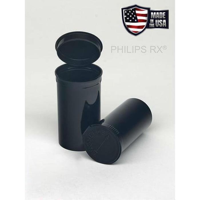 MJ 19 Dram Pop Top Vial - 1/8 Oz - Child Resistant - Vial With Labels & Application-Pop Top Vials-BeastBranding