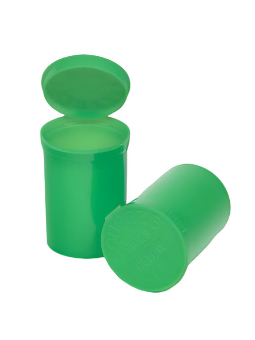 MJ 30 Dram Pop Top Vial - 1/4 Oz - Child Resistant - Opaque Green - (150 Count)-Pop Top Vials-BeastBranding