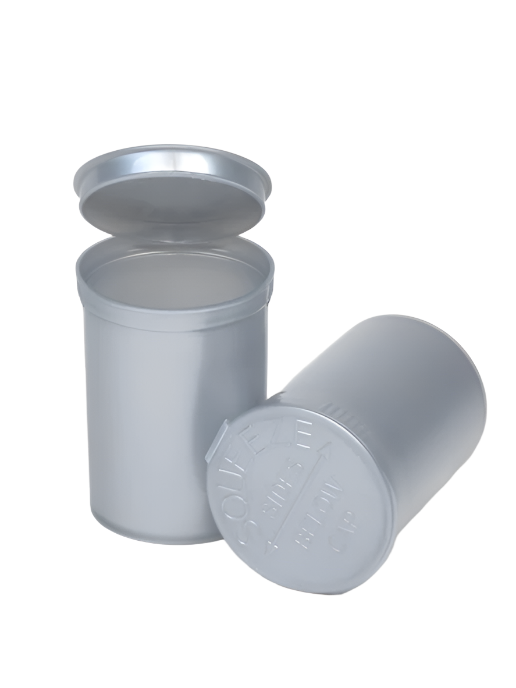 MJ Pop Top Silver/White Bundle (13 Dram, 19 Dram, 30 Dram, 60 Dram & 116mm Joint Tubes)-BeastBranding