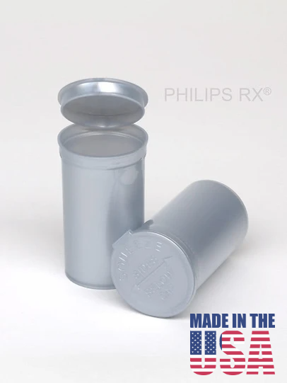 MJ Pop Top Silver/White Bundle (13 Dram, 19 Dram, 30 Dram, 60 Dram & 116mm Joint Tubes)-BeastBranding