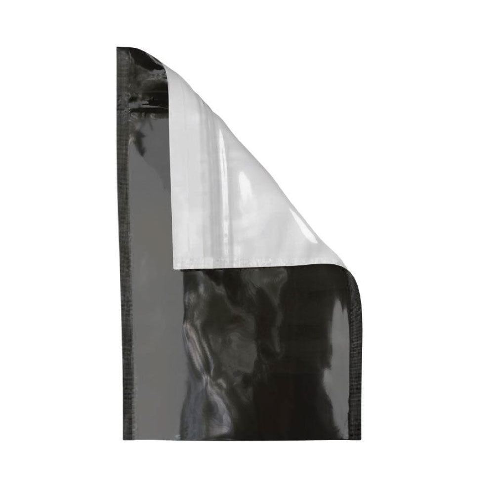 Mylar Bag Black/Clear - 1/2 Oz - 14 Grams - 5.1" x 7.85" - (100 to 50,000 Count)-Mylar Smell Proof Bags-BeastBranding