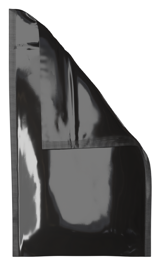 Mylar Bag Opaque Black - 1/4 Oz - 7 Grams - (100 to 50,000 Count)-Mylar Smell Proof Bags-BeastBranding