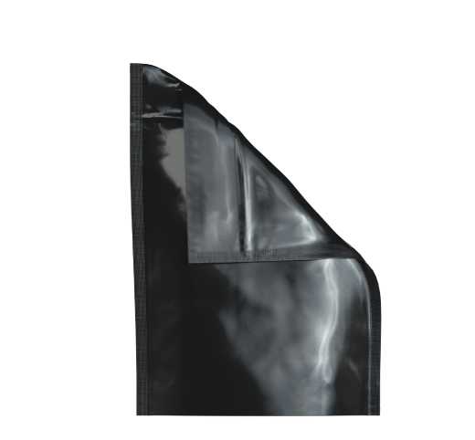 Mylar Bag Opaque Black - 1/8 Oz - 3.5 Grams - (100 to 50,000 Count)-Mylar Smell Proof Bags-BeastBranding
