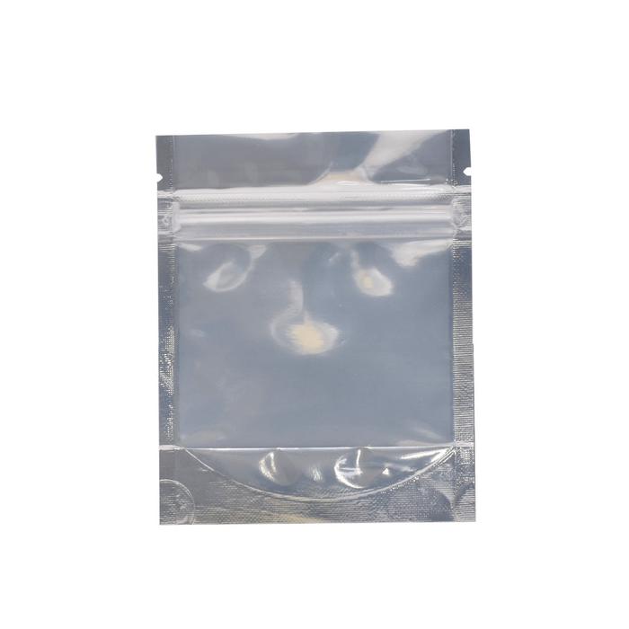 Mylar Bag White/Clear - 1 Gram - (100 to 50,000 Count)-Mylar Smell Proof Bags-BeastBranding