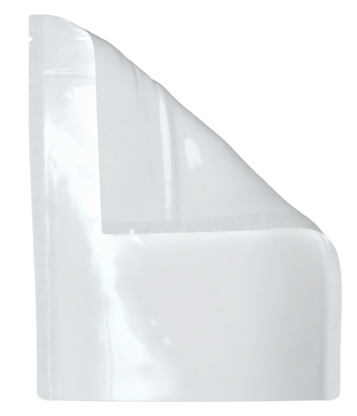 Mylar Bag White/Clear - 1 Gram - (100 to 50,000 Count)-Mylar Smell Proof Bags-BeastBranding
