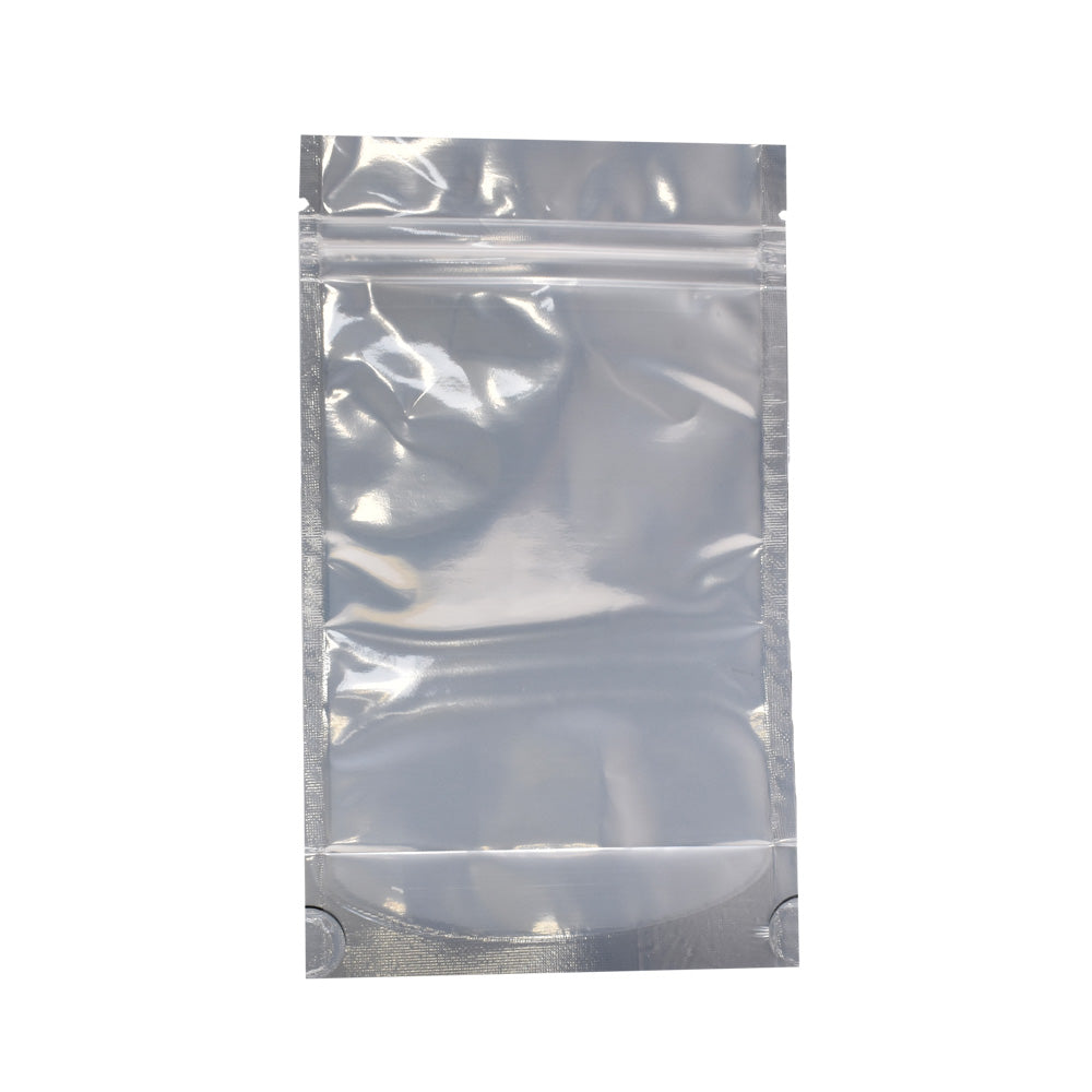 Mylar Bag White/Clear 1/2 Oz - 14 Grams - 5.1" x 7.85" - (100 to 50,000 Counts)-Mylar Smell Proof Bags-BeastBranding