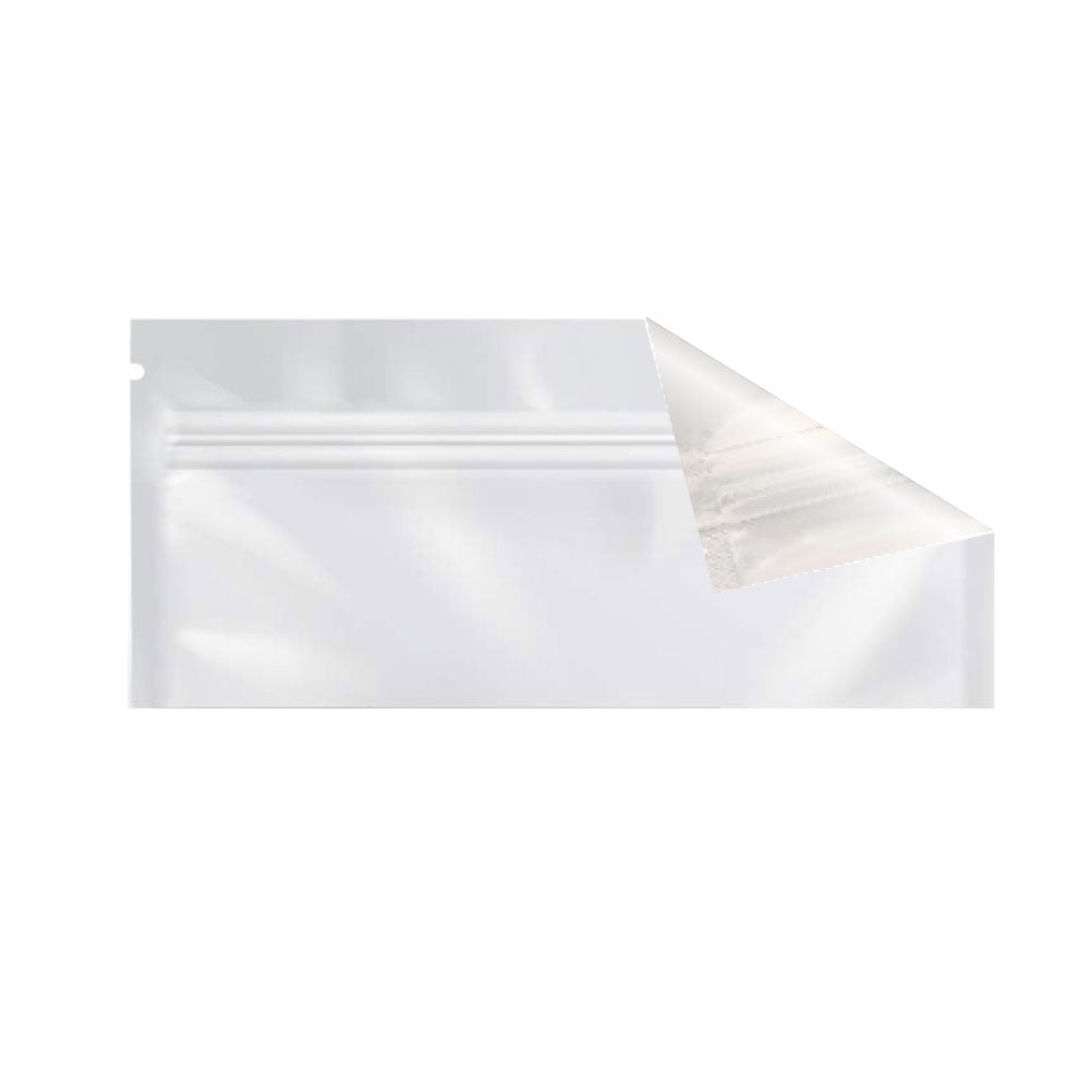 Mylar Bag White/Clear - Preroll - (100 to 50,000 Count)-Mylar Smell Proof Bags-BeastBranding