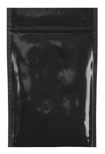 Mylar Pouch Bag Black/Clear 1/8 Oz - 3.5 Grams - (Various Counts)-Mylar Bags-BeastBranding