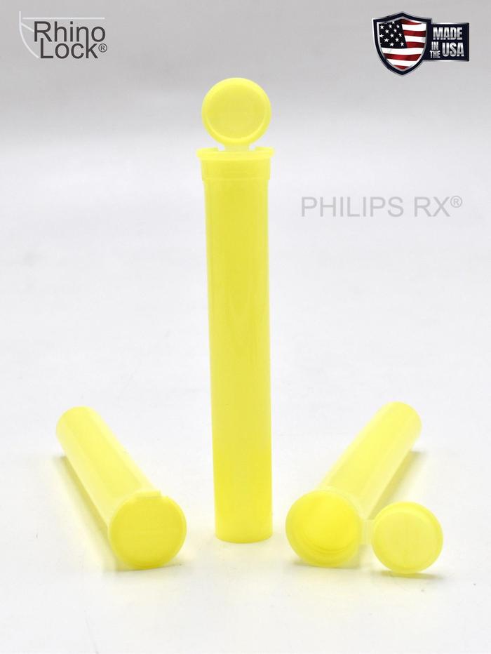 Philips RX 116mm Blunt Tube - Lemon Yellow - CPSC Child Resistant - (475 Count)-Joint Tubes & Blunt Tubes-BeastBranding