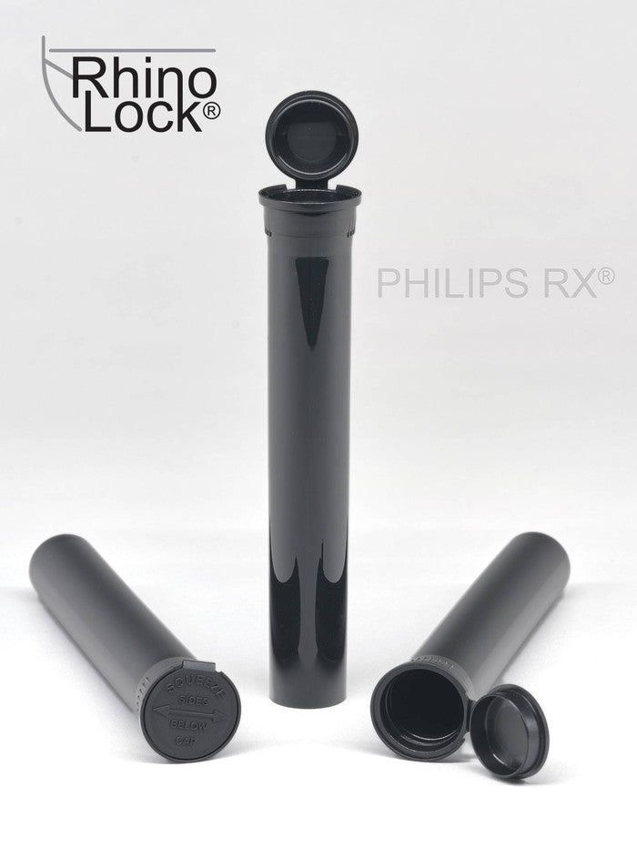 Philips RX 116mm Tube - Black - CPSC Child Resistant - (500 - 36,000 Count)-Tubes-BeastBranding