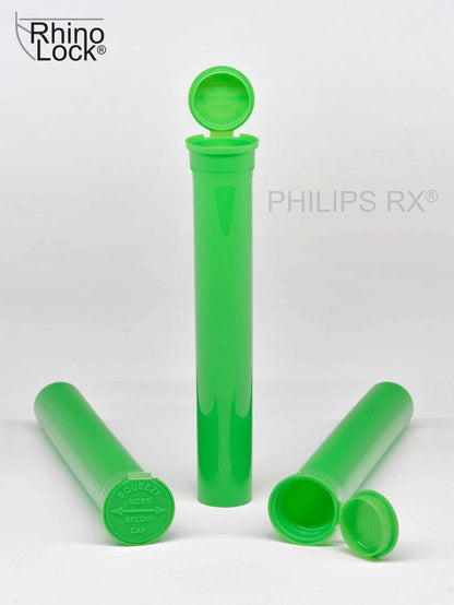 Philips RX 116mm Tube - Opaque Lime - CPSC Child Resistant - (475 - 34,200 Count)-Tubes-BeastBranding