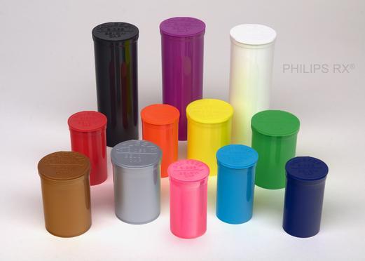 Philips RX 13 Dram Pop Top Vial - 1 Gram - Child Resistant - Silver - Opaque (315 Count)-Pop Top Vials-BeastBranding