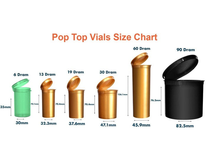 Philips RX 30 Dram Pop Top Vial - 1/4 Oz - Child Resistant - Opaque Strawberry - Pallet (10,800 Count)-Pop Top Vials-BeastBranding
