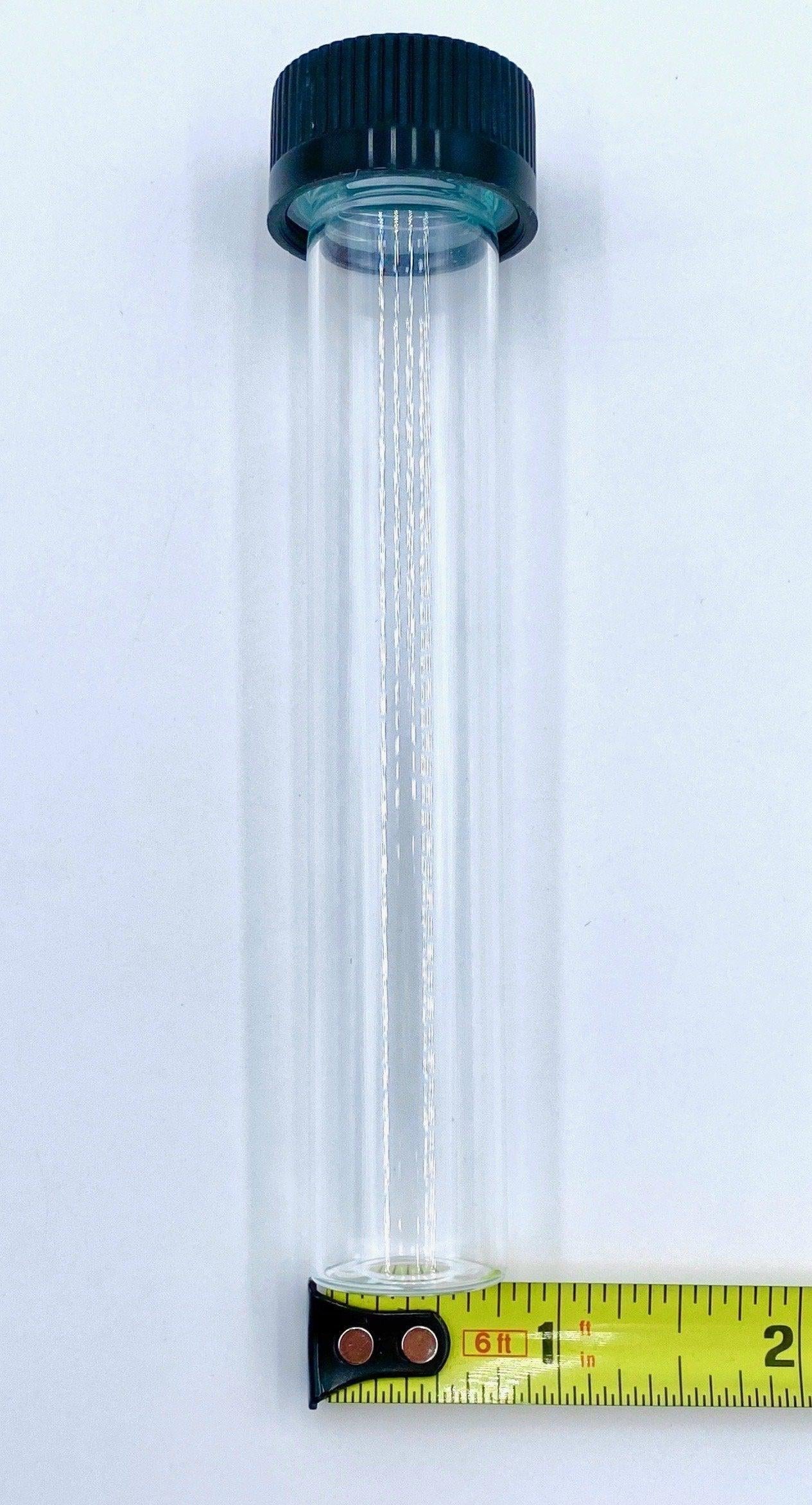 SAMPLE of Glass Blunt Tubes - With White Child Proof Cap - (1ct SAMPLE)-Joint Tubes & Blunt Tubes-BeastBranding