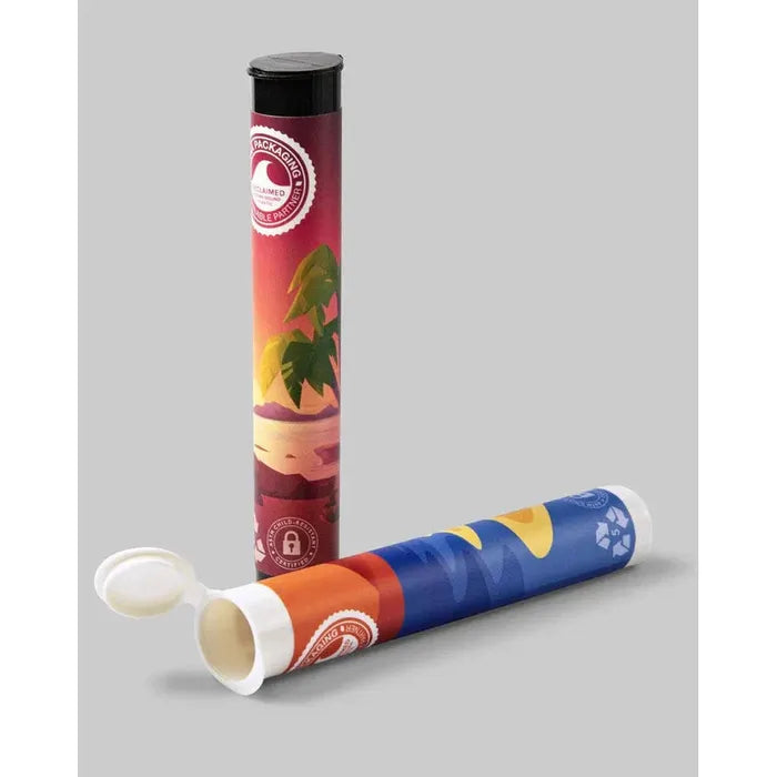 Sana Packaging 116mm Ocean Tube - Black Or White - #5 Recyclable - (1,000 Tubes Per Case)-Joint Tubes & Blunt Tubes-BeastBranding