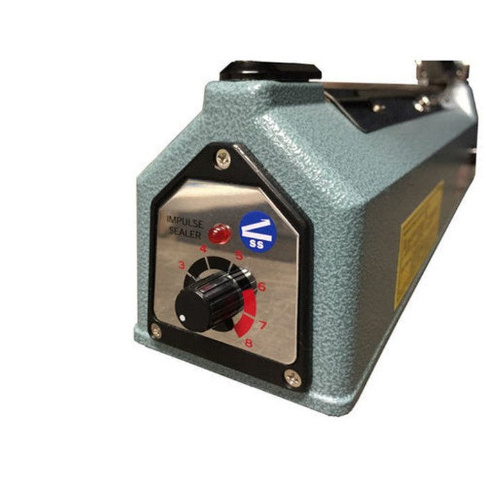 Sealer Sales 8" KF-Series Hand Sealer With 2mm Seal Width - Blue - (1 Count)-Processing and Handling Supplies-BeastBranding