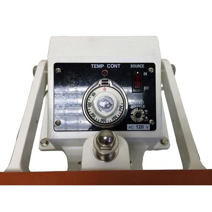 Sealer Sales 8" W-Series Direct Heat Foot Sealer With 15mm Meshed Seal Width - PTFE Coated - (1 Count)-Processing and Handling Supplies-BeastBranding